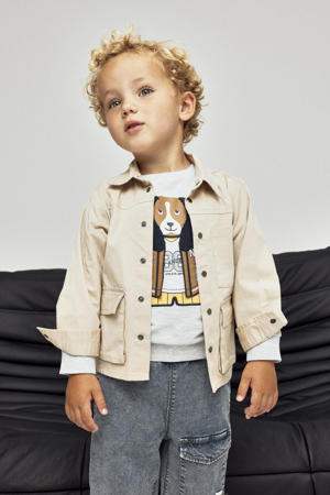 sweater grijs melange