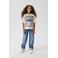 NAME IT KIDS straight leg jeans medium blue denim