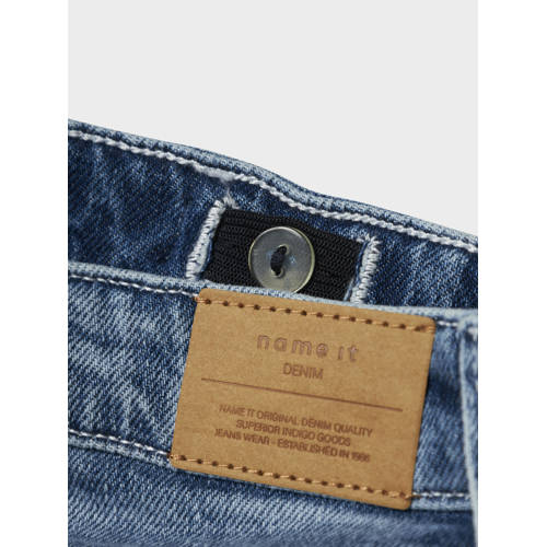 NAME IT KIDS straight leg jeans medium blue denim afbeelding
