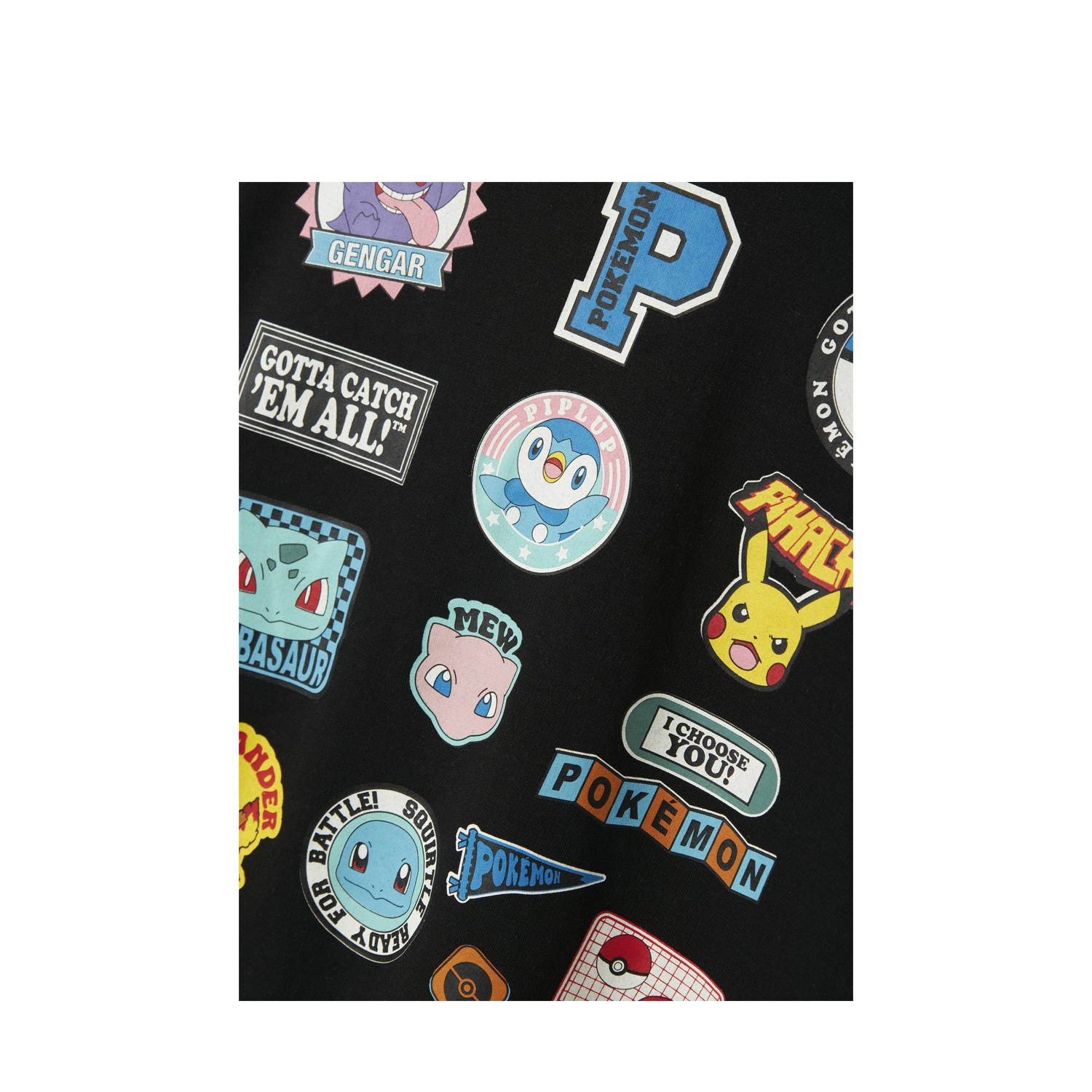 NAME IT KIDS Pokemon hoodie zwart