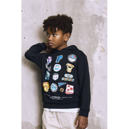 NAME IT KIDS Pokemon hoodie zwart afbeelding