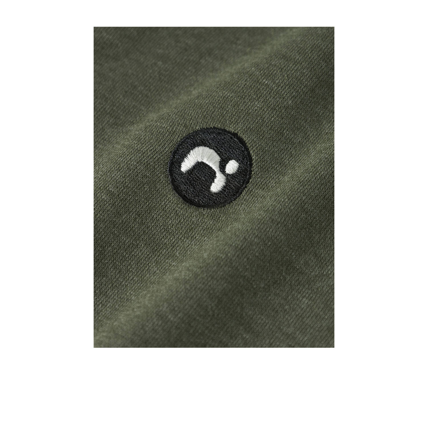 NAME IT KIDS sweatvest donkergroen