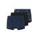 NAME IT MINI boxershort - donkerblauw/zwart (set van 3)