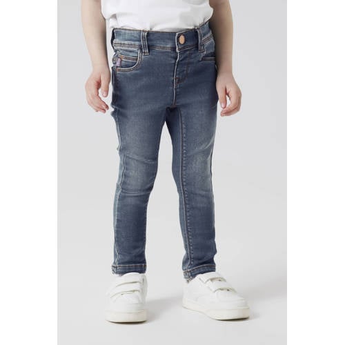 NAME IT MINI skinny jeans dark blue denim afbeelding