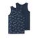 NAME IT KIDS hemd - donkergrijs (set van 2)