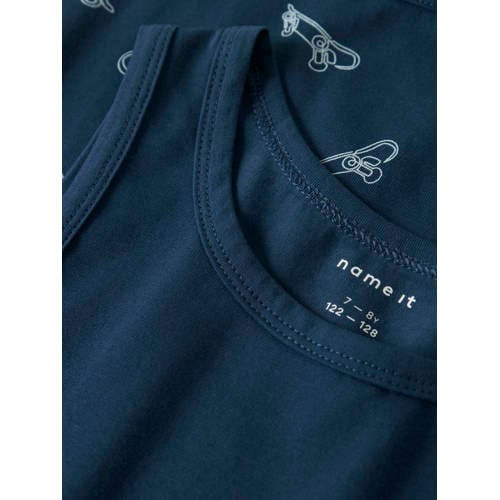 NAME IT KIDS hemd - set van 2 donkergrijs afbeelding