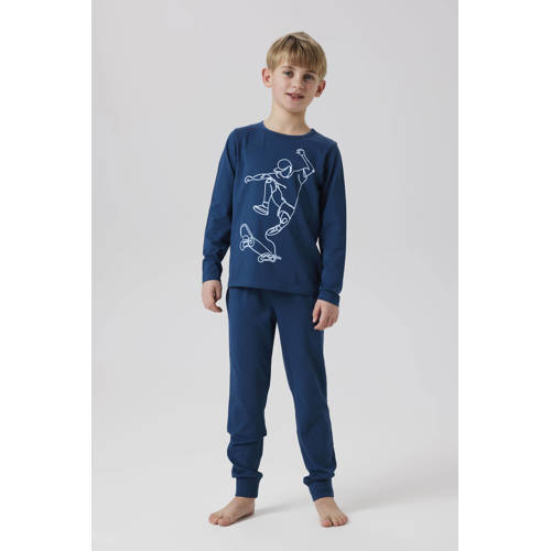 NAME IT KIDS pyjama NKMNIGHTSET TITAN SKATER donkerblauw afbeelding