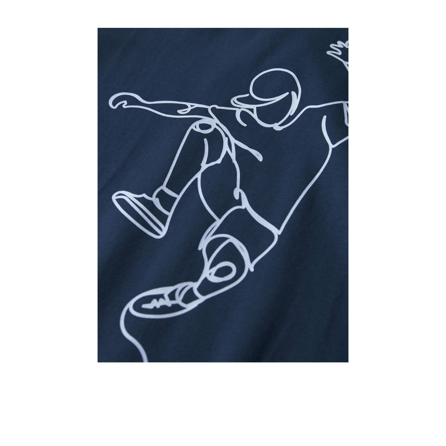 NAME IT KIDS pyjama NKMNIGHTSET TITAN SKATER donkerblauw