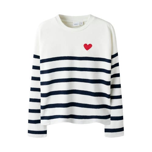 NAME IT KIDS trui donkerblauw fijn gebreid afbeelding