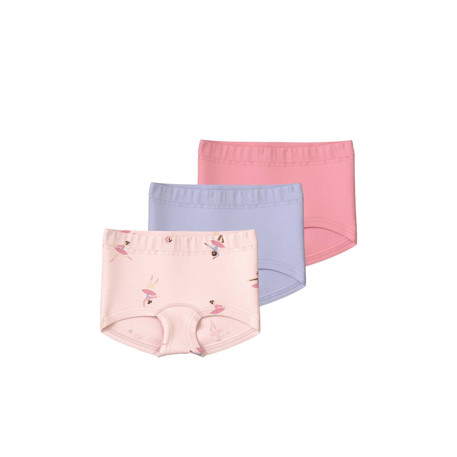 NAME IT MINI hipster set van 3 lichtroze