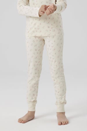 pyjama NKFNIGHTSET FLOWER ecru