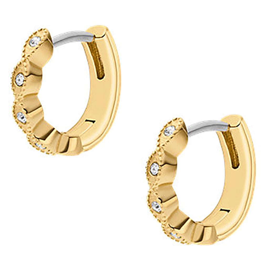 Fossil oorbellen JF04913710 Ellis goudkleurig