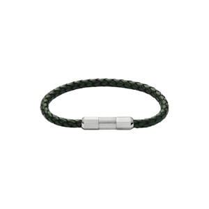 armband JF04919040 zilverkleurig/groen