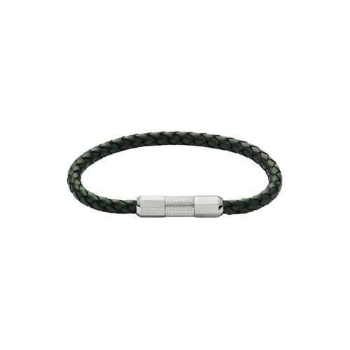 Fossil armband JF04919040 zilverkleurig/groen afbeelding