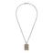 Emporio Armani ketting EGS3239060 zilverkleurig