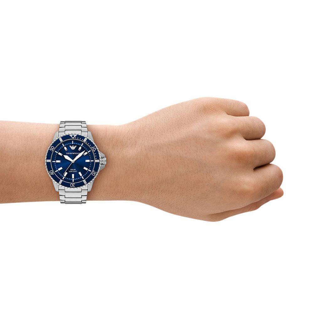 Emporio Armani horloge AR11697 zilverkleurig