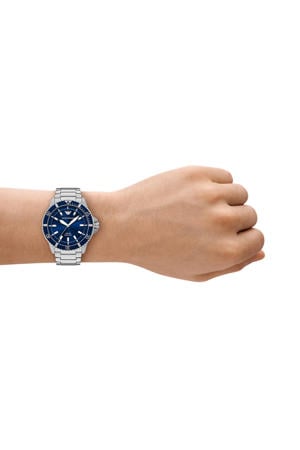 horloge AR11697 zilverkleurig