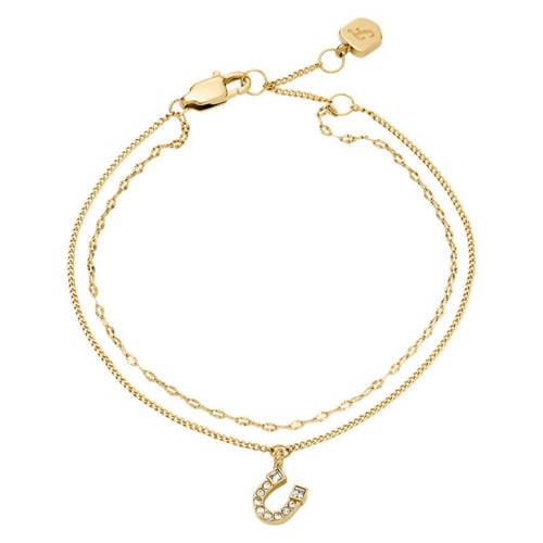 Fossil armband JF04907710 goudkleurig afbeelding
