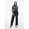 VILA jersey top grijs met panterprint