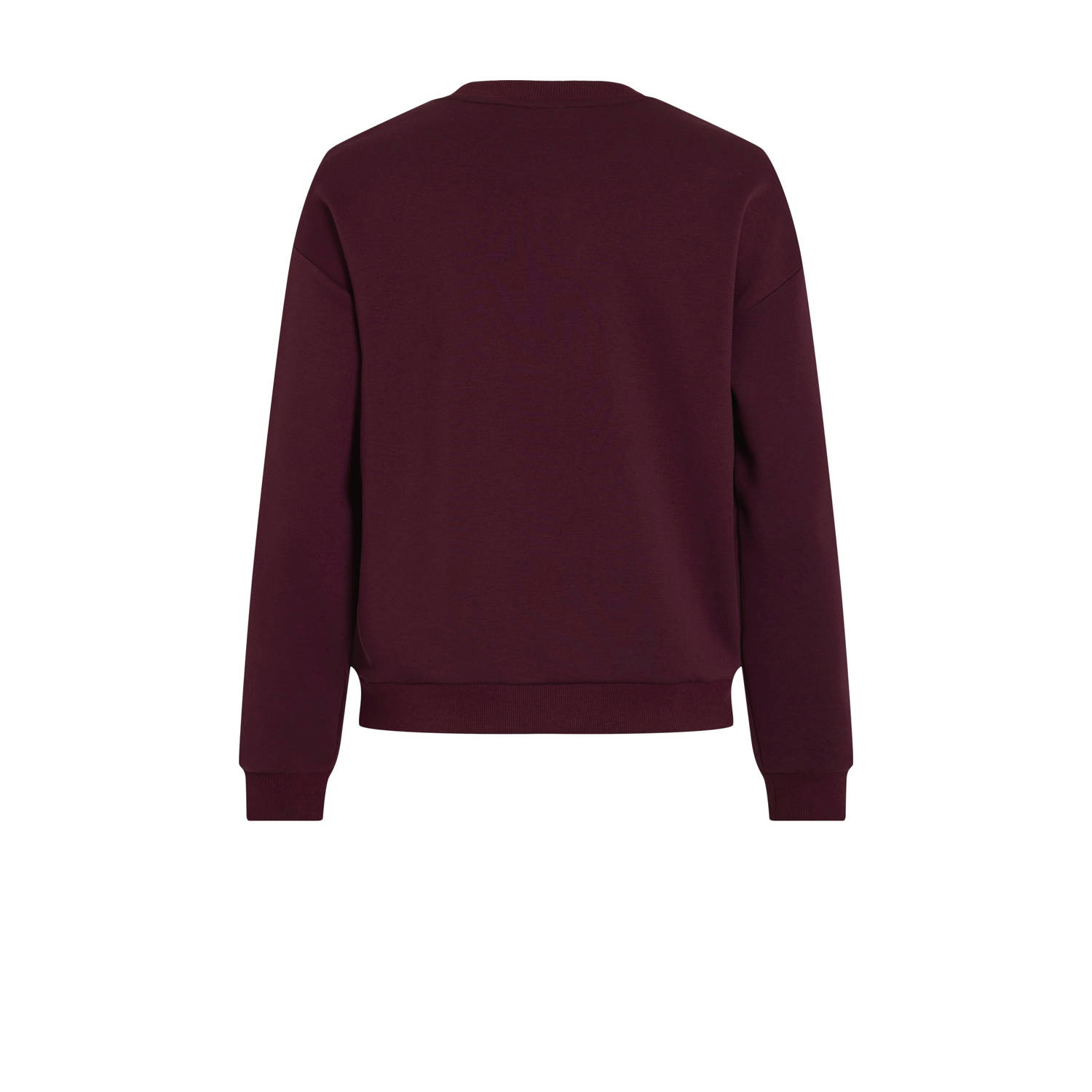 VILA sweater donkerrood