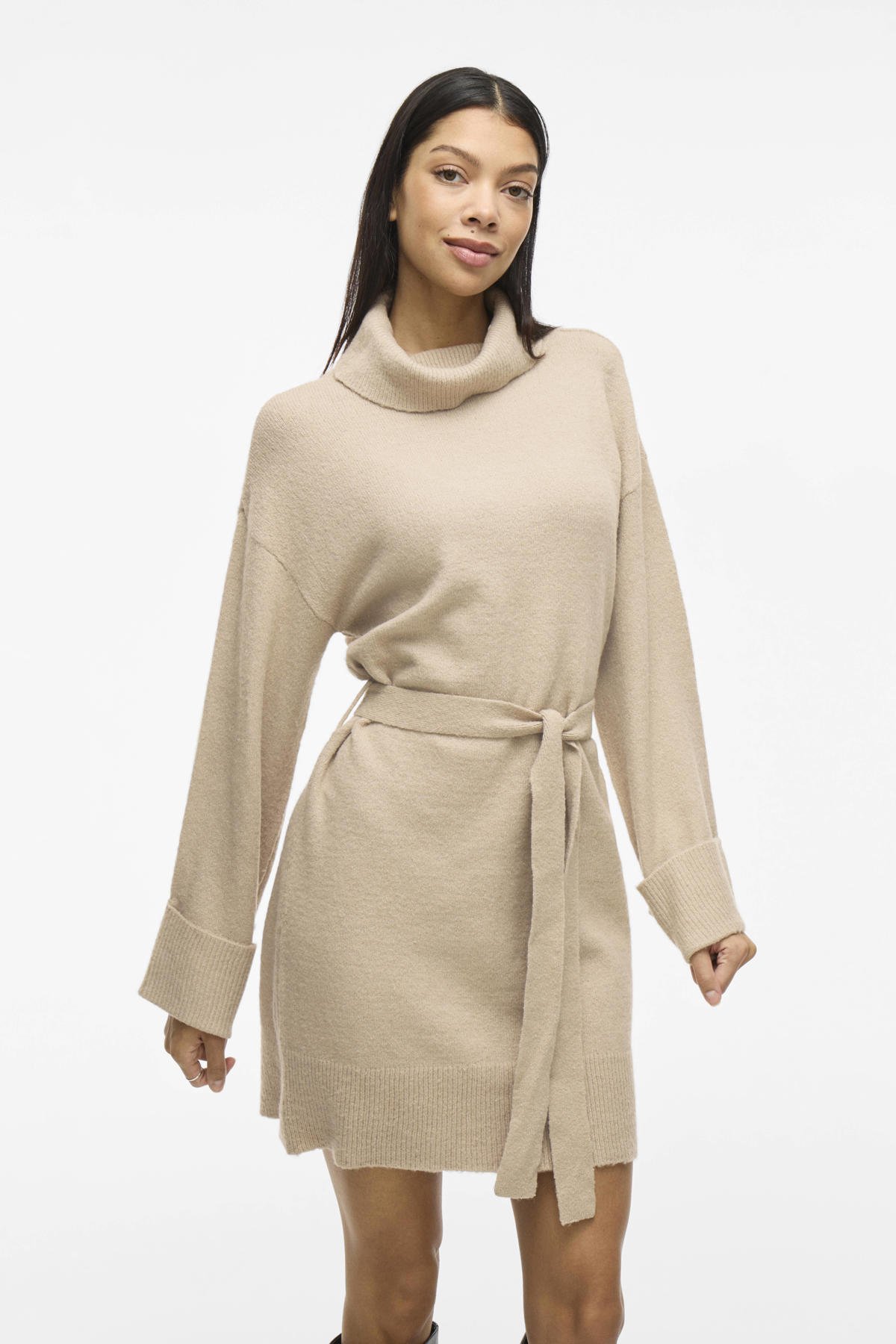 Vila Jurken Vila Jurk Wehkamp VILA Jurk Gebreid Ecru Kopen? Morgen