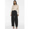 VILA satijnen blouse zand