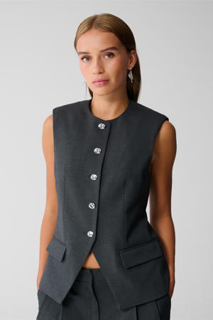 gilet grijs