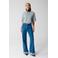 Shoeby high waist wide leg jeans medium blue denim