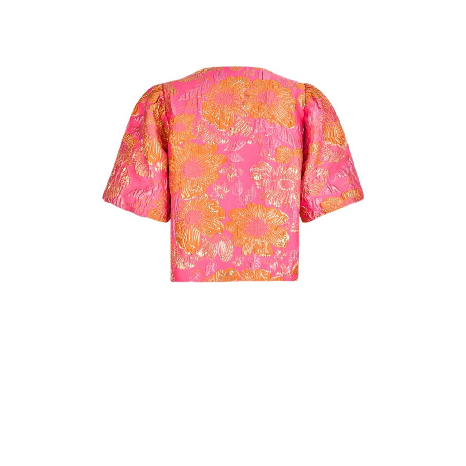 Shoeby top roze met lurex
