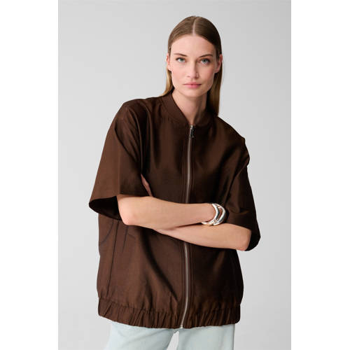 Shoeby oversized jasje bruin afbeelding