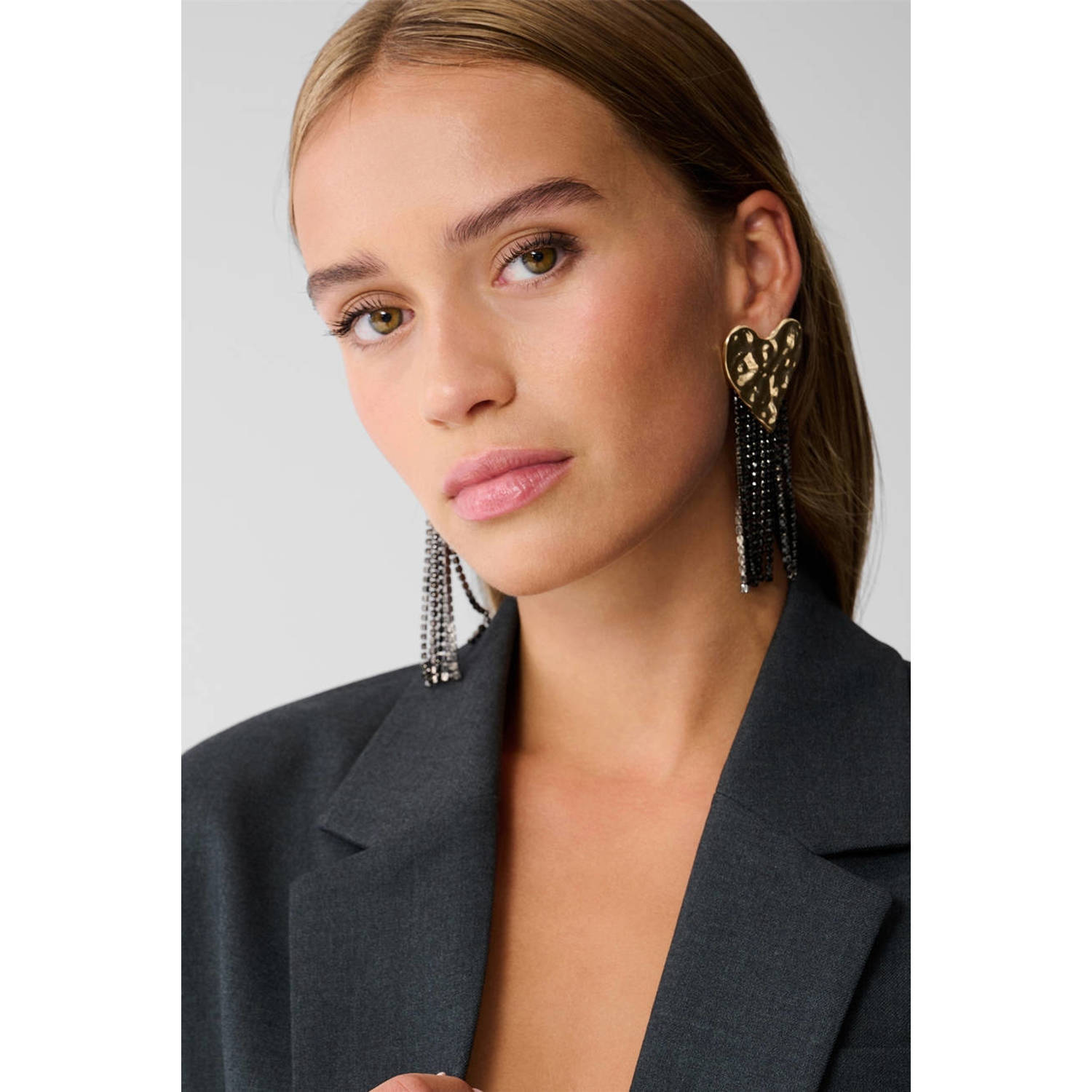 Shoeby oversized blazer grijs