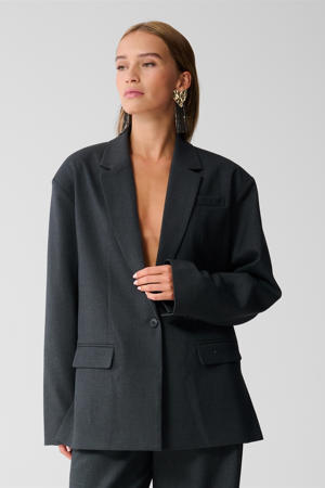 oversized blazer grijs