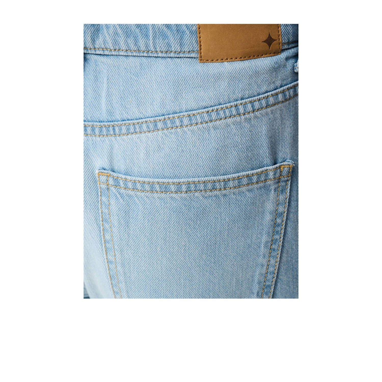 Shoeby high waist wide leg jeans light blue denim