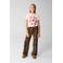 Shoeby wide leg casual broek bruin