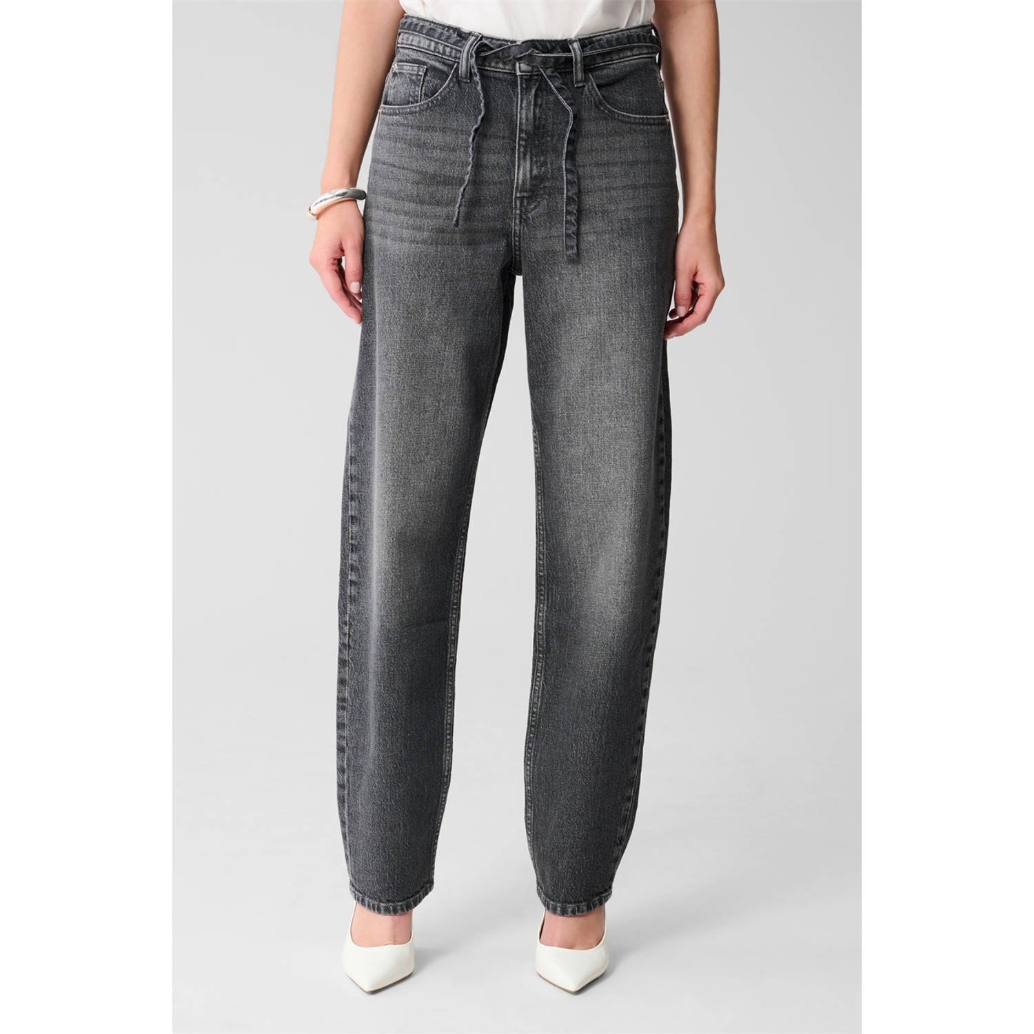 Shoeby high waist grey denim