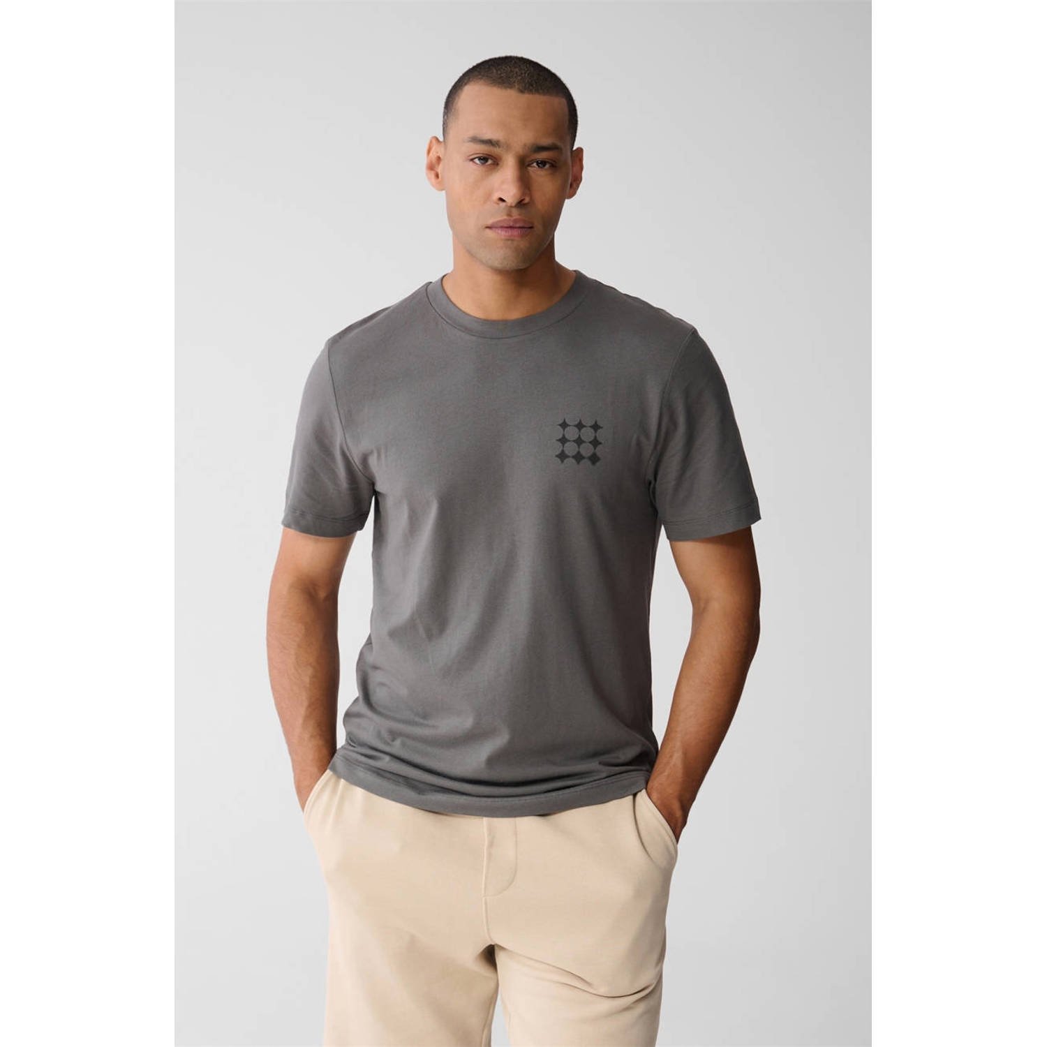Shoeby regular T-shirt grijs