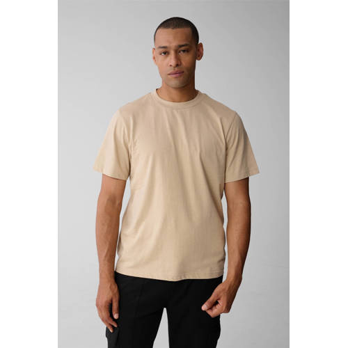 Shoeby regular T-shirt beige afbeelding