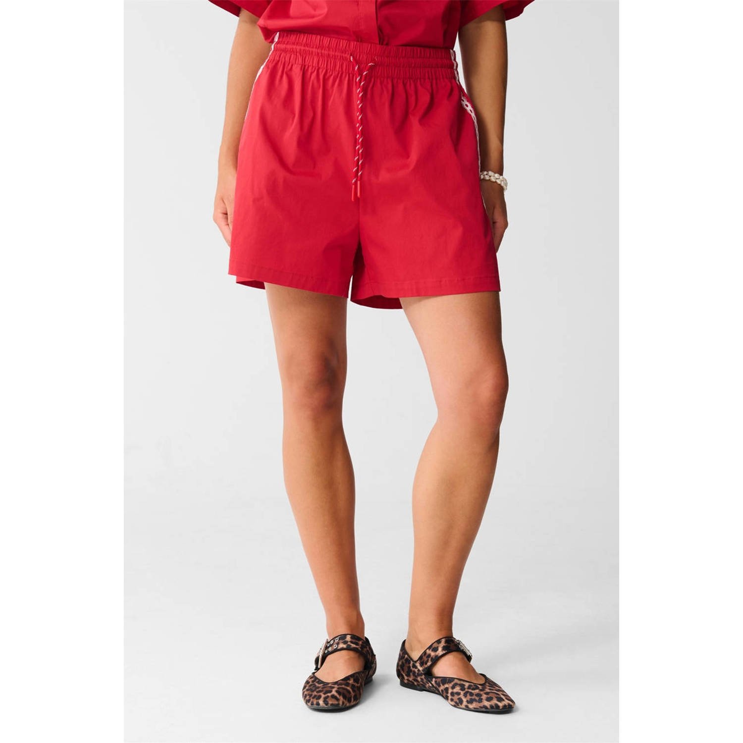 Shoeby regular high waist rood