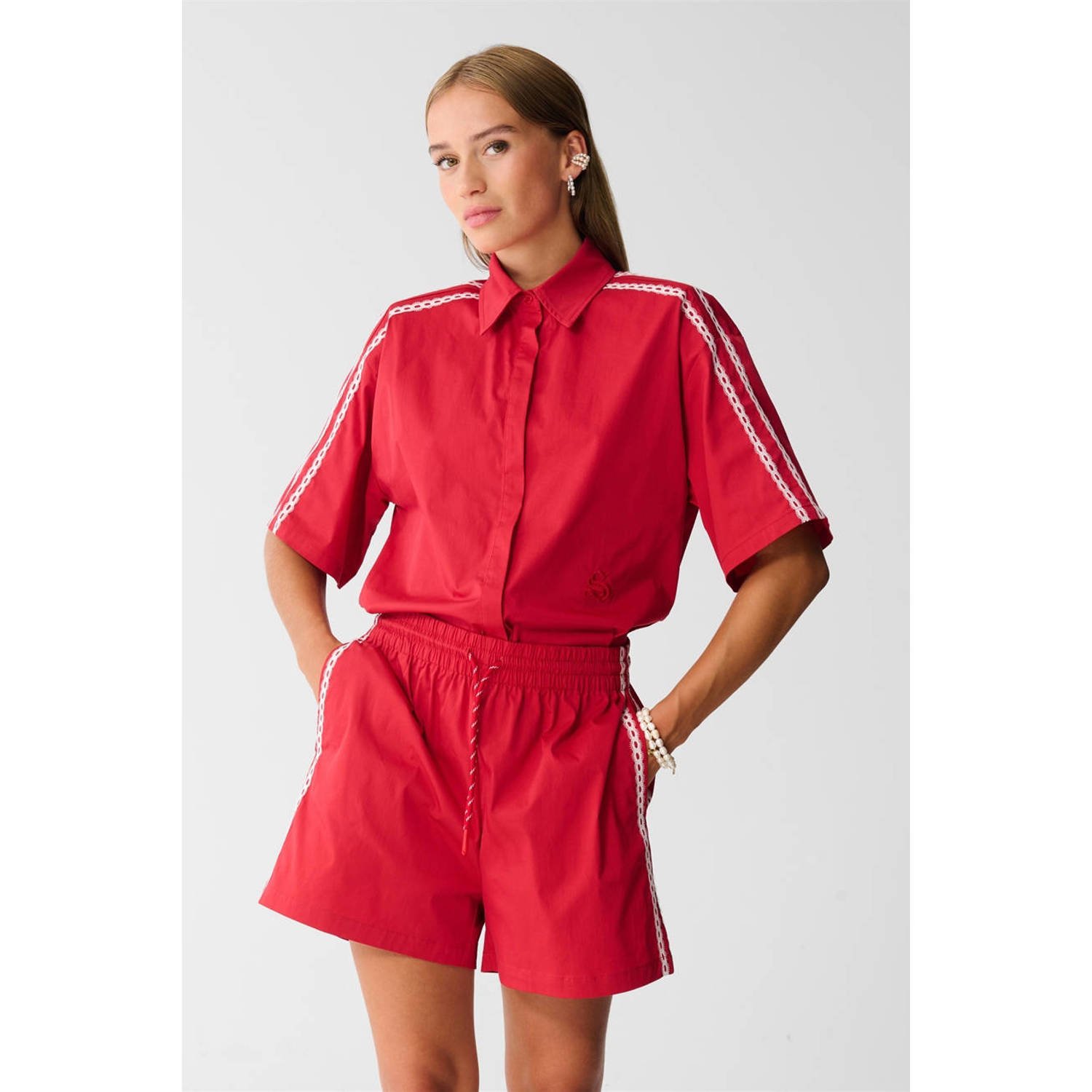 Shoeby regular high waist rood