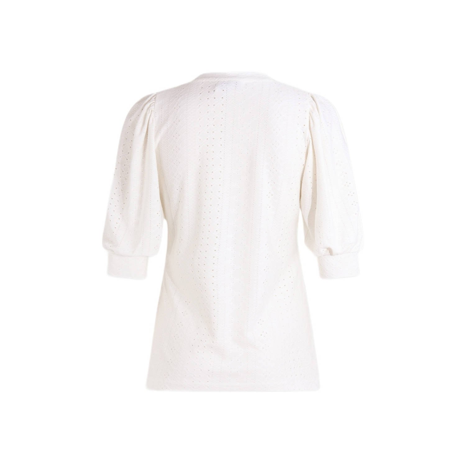 Shoeby top wit broderie