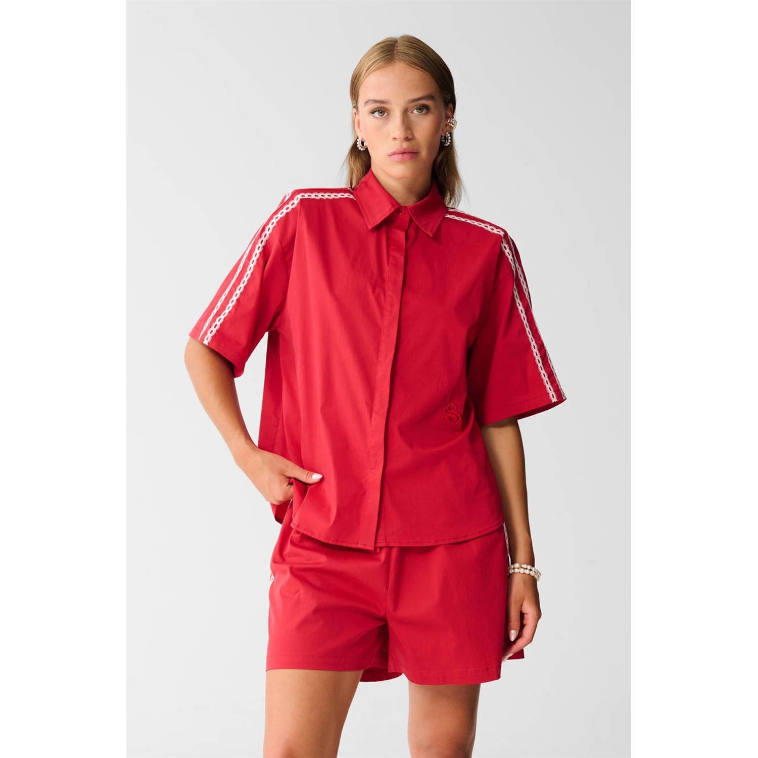 Shoeby blouse rood
