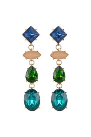 oorbellen Fancy Stones blauw