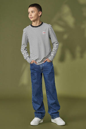 loose fit jeans medium blue denim