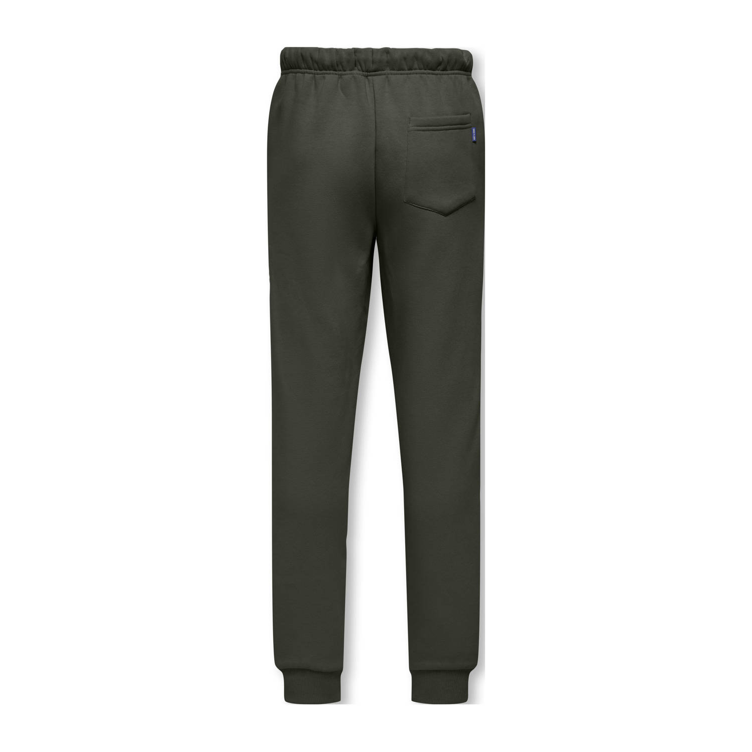ONLY & SONS JUNIOR regular fit joggingbroek donkergroen