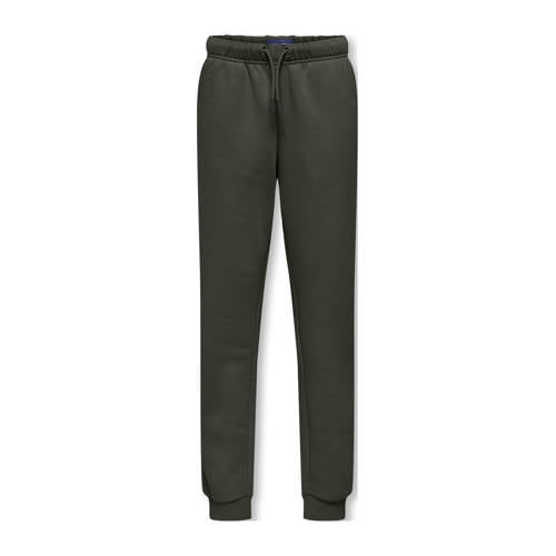 ONLY & SONS JUNIOR regular fit joggingbroek donkergroen afbeelding