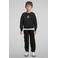 Coolcat oversized fleece sweater met C logo Scott donkergrijs