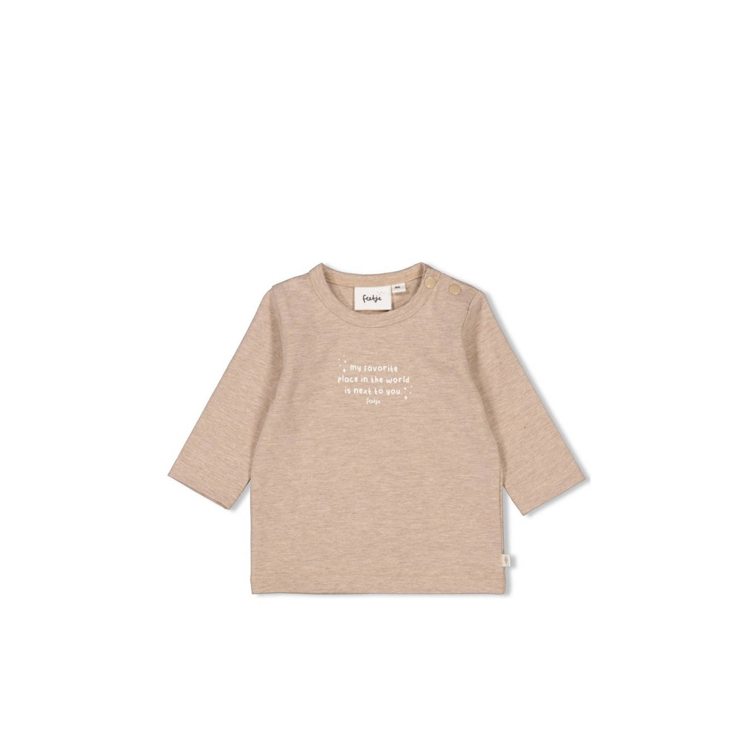 Feetje longsleeve taupe