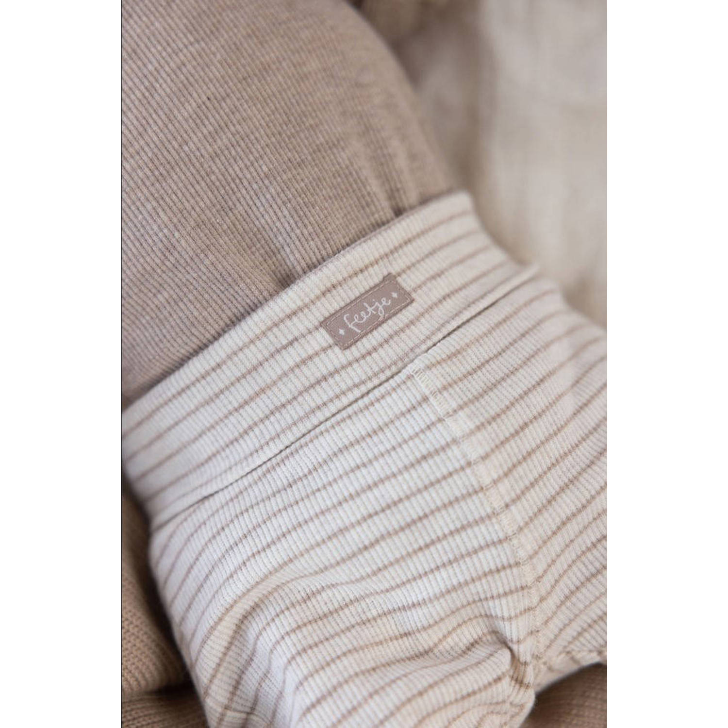 Feetje babybroek taupe