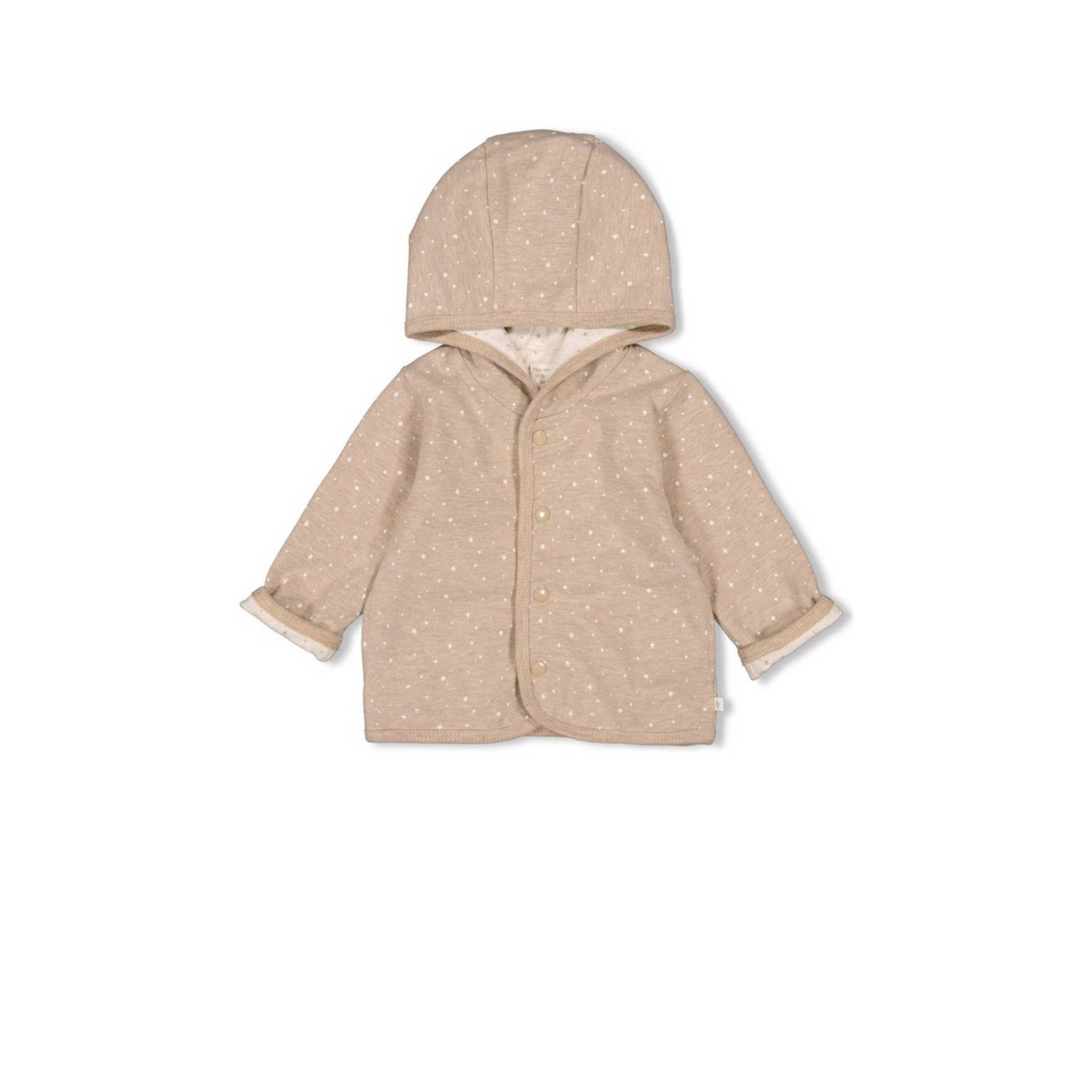 Feetje sweatvest taupe