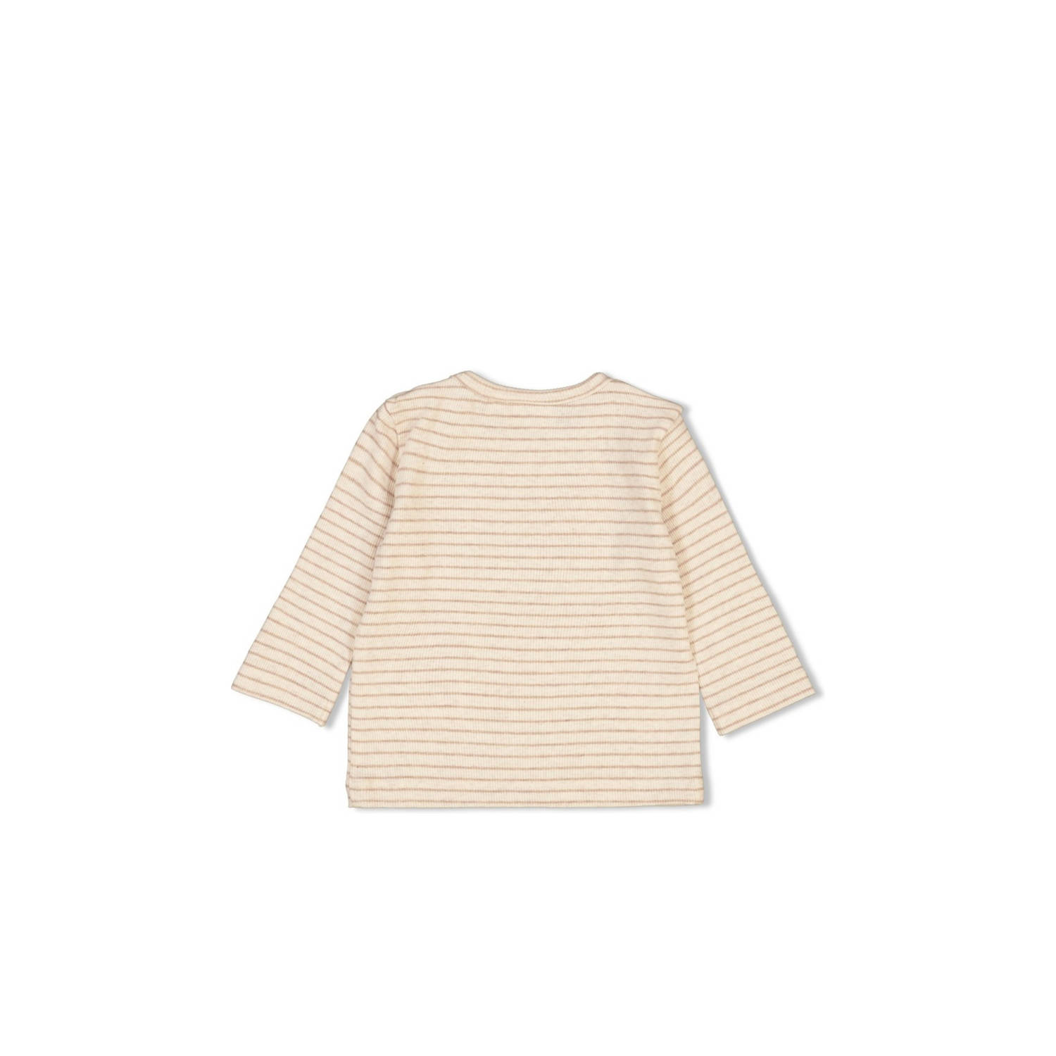 Feetje longsleeve taupe rib gebreid